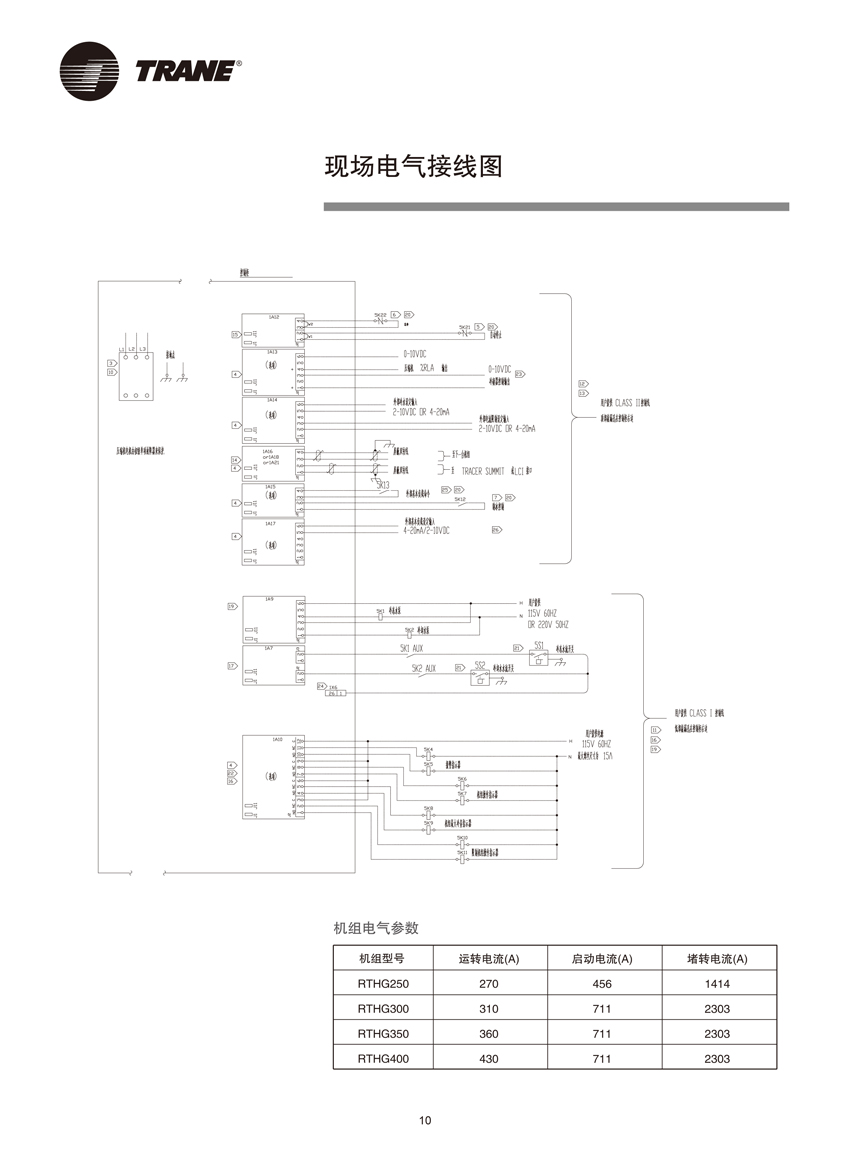 現(xiàn)場電氣接線圖